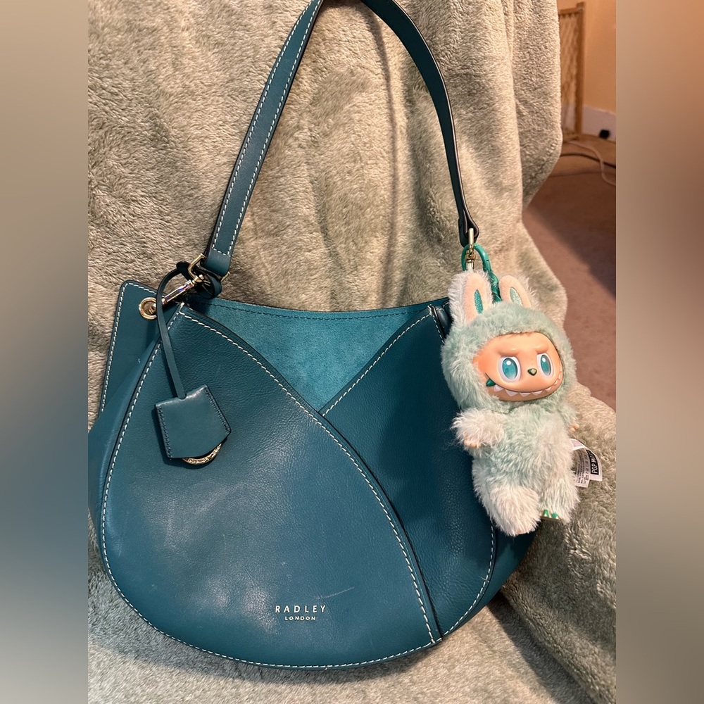 Radley London Blue Shoulder Bag with Charm